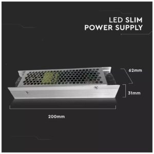 V-TAC Τροφοδοτικό Μεταλλκό IP20 DC:12V 150W 3244