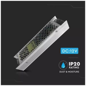 V-TAC Τροφοδοτικό Μεταλλκό IP20 DC:12V 150W 3244