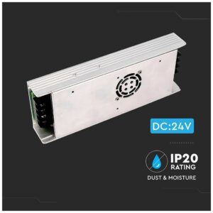 V-TAC Τροφοδοτικό Μεταλλικό Slim IP20 DC:24V 350W 3263