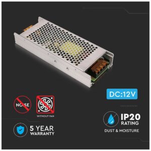 V-TAC Τροφοδοτικό Slim για LED Μεταλλικό 360 W 30Α 12V DC 5 Χρόνια εγγύηση 3274