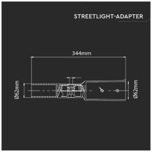 Αντάπτορας V-TAC για φωτιστικά δρόμου