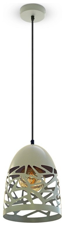 Κρεμαστό Φωτιστικό V-TAC Μεταλλικό Πλέγμα Γκρί Ματ με ντουί Ε27 3822