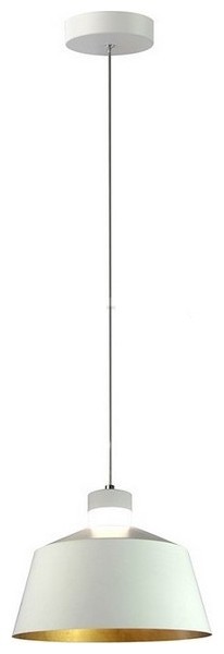 Ολοκληρωμένο Κρεμαστό Φωτιστικό V-TAC 7W Μέταλλο και Ακρυλικό Λευκό Φ250 Φως Ημέρας 3931