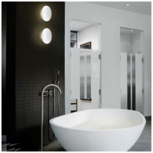 LED V-TAC Φωτιστικό Τοίχου Οροφής 40W Στρογγυλό Εξωτερικό Θερμό Λευκό Triac Dimmable 40061