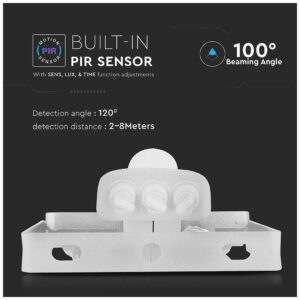 LED Προβολέας 30W slim SMD SAMSUNG CHIP με Ανιχνευτή Κίνησης IP65 Λευκός Φως Ημέρας 5 Χρόνια Εγγύηση 458