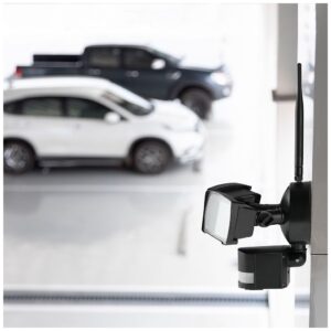 V-TAC προβολέας ασφάλειας LED 18W με WiFi Sensor Camera Μαύρος Ψυχρό Λευκό 5917