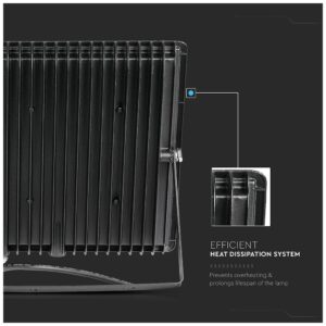 V-TAC LED Προβολέας E-Series SMD 100W Μαύρος θερμό Λευκό 5964