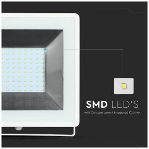 V-TAC LED Προβολέας E-Series SMD 100W Λευκός Θερμό Λευκό 5967