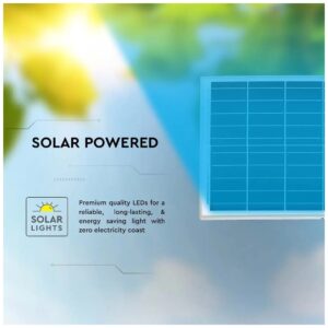 LED ηλιακό γραμμικό φωτιστικό 18W, 3 σε 1 φωτισμός CCT με λευκό σώμα και χειριστήριο 6500