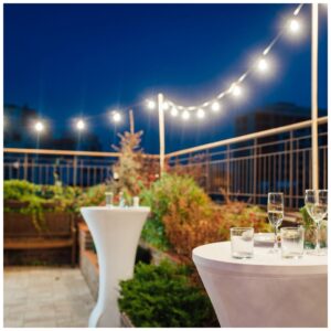 Καλωδιογιρλάντα με Λάμπες LED 10 μέτρα με 20 Λαμπτήρες 0,5W για Εξωτερικό Χώρο IP44 Πολύχρωμους RGBY
