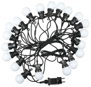 Καλωδιογιρλάντα με Λάμπες LED 10 μέτρα με 20 Λαμπτήρες 0,5W για Εξωτερικό Χώρο IP44 Πολύχρωμους RGBY