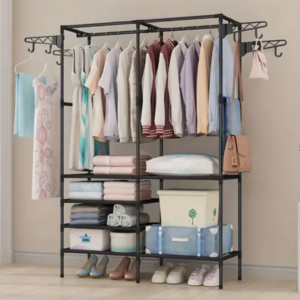 Κρεμάστρα Δαπέδου από Μέταλλο - Multifunctional Clothes and Hats Integrated Rack