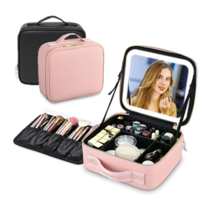 Τσάντα Μακιγιάζ με Επαναφορτιζόμενο LED Καθρέφτη Cosmetic Club