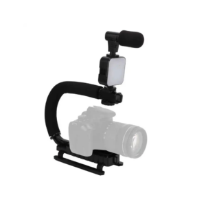 Σταθεροποιητής Κάμερας με Led Φωτισμό και Μικρόφωνο MY-7086