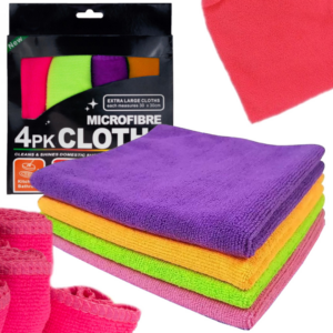 Σετ 4τμχ Πανάκια Καθαρισμού με Μικροΐνες - Microfibre Cloths