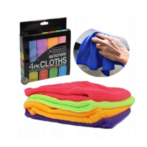 Σετ 4τμχ Πανάκια Καθαρισμού με Μικροΐνες - Microfibre Cloths
