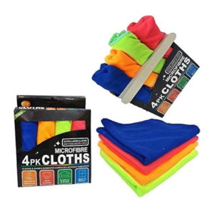 Σετ 4τμχ Πανάκια Καθαρισμού με Μικροΐνες - Microfibre Cloths