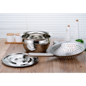 Κουτάλα Κουζίνας Τρυπητή από Ανοξείδωτο Ατσάλι 35x16cm