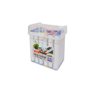 Μαρκαδόροι Ζωγραφικής Διπλής Όψης 24τμχ Yz-502 Colorful Mark Pen