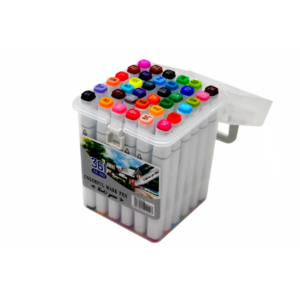 Μαρκαδόροι Ζωγραφικής Διπλής Όψης 36τμχ Yz-502 Colorful Mark Pen