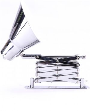 Απλίκα Φωτιστικό Τοίχου Ρυθμιζόμενο Πτυσσόμενο Μεταλλικό με Ντουί Ε27 Χρώμιο 40431