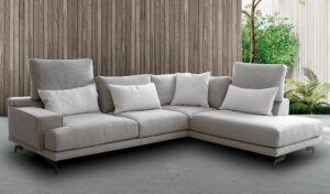 Γωνιακός Καναπές Sonosa Γκρι 315x240x115cm - Δεξιά Γωνία - ARSO4859