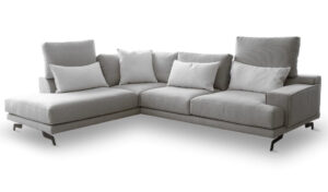 Γωνιακός Καναπές Sonosa Γκρι 315x240x115cm - Αριστερή Γωνία - ARSO4859