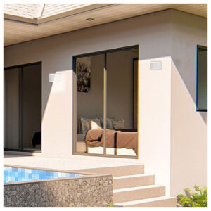 V-TAC Eπιτοίχιο Φωτιστικό LED 10W 230V 120° 1280lm IP54 Up-Down Άσπρο Σώμα Φυσικό Λευκό 218683