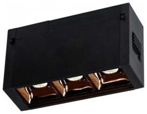 Φωτιστικό 3πλό Μαγνητικό Ράγας V-TAC Track Light 3x1W LED 30° 24V Μαύρο Θερμό Λευκό 3000Κ 7960