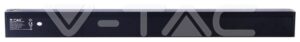 Φωτιστικό Γραμμικό Μαγνητικό Ράγας V-TAC Track Light 30W LED 100° 24V Μαύρο Θερμό Λευκό 7956