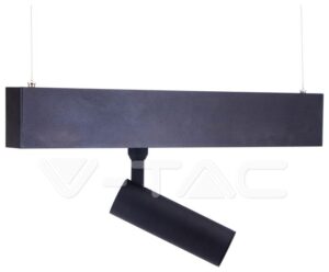 Φωτιστικό Σποτ Μαγνητικό Ράγας V-TAC Track Light 15W LED 36° 24V Μαύρο Θερμό Λευκό 7966