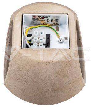 Φωτιστικό Τοίχου Απλίκα V-TAC Τσιμέντου Γκρι Ανοιχτό IP20 Up/Down με ντουί G9 8691