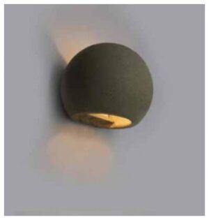 Φωτιστικό Τοίχου Απλίκα V-TAC Τσιμέντου Γκρι Ανοιχτό IP20 Up/Down με ντουί G9 8691