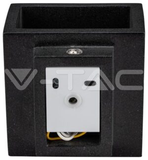 Φωτιστικό Τοίχου Απλίκα V-TAC Τσιμέντου Τετράγωνο Γκρι Σκούρο IP20 Up/Down με ντουί G9 8692