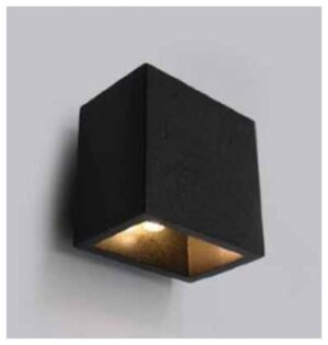 Φωτιστικό Τοίχου Απλίκα V-TAC Τσιμέντου Τετράγωνο Γκρι Σκούρο IP20 Up/Down με ντουί G9 8692