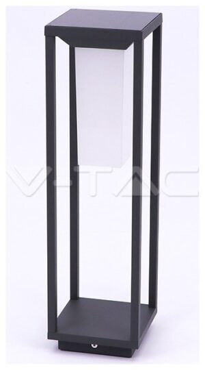 Ηλιακό Φωτιστικό Φαναράκι Επιδαπέδιο LED V-TAC 2W SAMSUNG Chip Γκρι με 2 Λειτουργίες Θερμό Λευκό 785