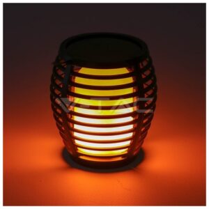Ηλιακό Φωτιστικό LED V-TAC 0.45W Κρεμαστό, Τοίχου ή Καρφωτό Φλόγα Θερμό 8558