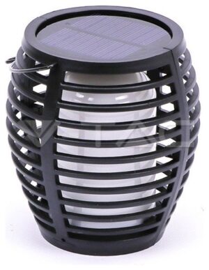 Ηλιακό Φωτιστικό LED V-TAC 0.45W Κρεμαστό, Τοίχου ή Καρφωτό Φλόγα Θερμό 8558