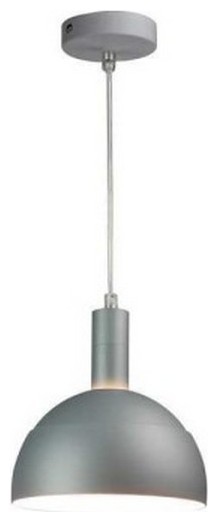 Κρεμαστό Φωτιστικό  V-TAC  Πλαστικό - Αλουμίνιο Κινούμενο κάλυμμα Γκρι με ντουί Ε27 3922