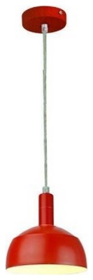 Κρεμαστό Φωτιστικό  V-TAC  Πλαστικό - Αλουμίνιο Κινούμενο κάλυμμα Κόκκινο με ντουί Ε27 3924