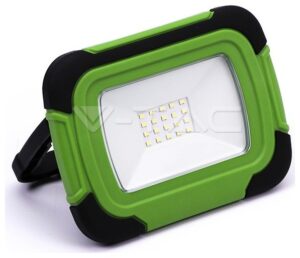 LED Προβολέας V-TAC 10W Samsung SMD με μπαταρία επαναφορτιζόμενος Ψυχρό Λευκό 503