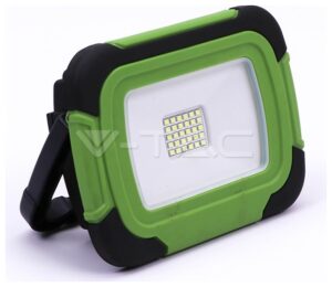 LED Προβολέας V-TAC 20W Samsung SMD με μπαταρία επαναφορτιζόμενος Ψυχρό Λευκό 504
