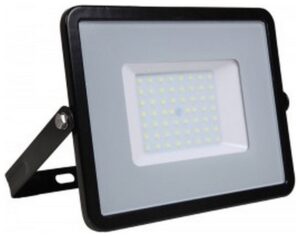 V-TAC Προβολέας LED SMD 50W 4000lm 100° IP65 Samsung Chip G2 Μαύρο Σώμα Φυσικό Λευκό 21407 V-TAC
