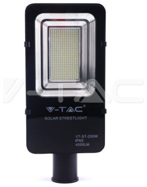 LED V-TAC Ηλιακό Φωτιστικό Δρόμου SMD 50W Σώμα Μαύρο Φως Ημέρας 5502