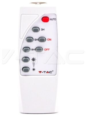 LED V-TAC Ηλιακό Φωτιστικό Δρόμου SMD 50W Σώμα Μαύρο Φως Ημέρας 5502