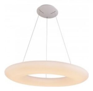 LED V-TAC Κρεμαστό Φωτιστικό Οροφής 105W Λευκό  Στρογγυλό Θερμό Λευκό Ντιμαριζόμενο D:910 40101