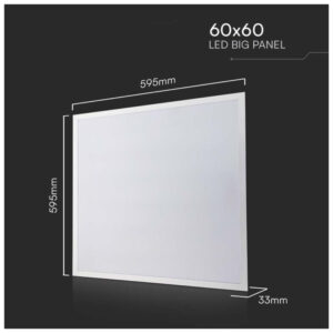 V-TAC LED panel Backlit 60×60 36W 3000K θερμό λευκό 110lm/W SKU: 10557