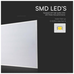 V-TAC LED panel Backlit 60×60 36W 3000K θερμό λευκό 110lm/W SKU: 10557