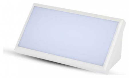 V-TAC Στεγανή Επιτοίχια Πλαφονιέρα Εξωτερικού Χώρου σε Λευκό Χρώμα 6816