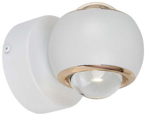 V-TAC LED απλίκα Up-Down 10W 3000K θερμό λευκό με λευκό σώμα SKU 23008